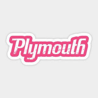 Plymouth Sticker